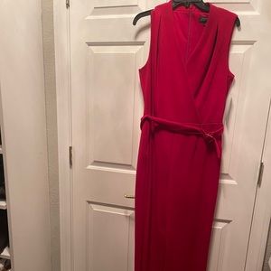NWT Tahari red jumpsuit size 12